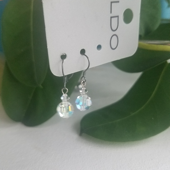 2/$15 Swarovski Crystal Iridescent Bubble Earrings - Picture 2 of 8
